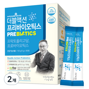 메이준뉴트리 이승남 더블액션 프리바이오틱스 프락토올리고당 유산균 30p, 150g, 2개