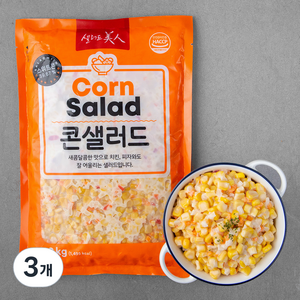 샐러드미인 콘샐러드, 1.2kg, 3개