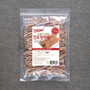 해맑은푸드 건오징어 채 (냉동), 200g, 1개