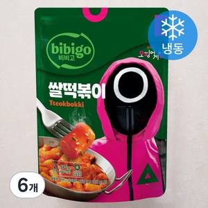 비비고 쌀떡볶이 (냉동), 575g, 6개