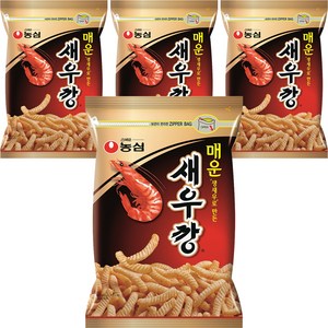 매운 새우깡, 400g, 4개