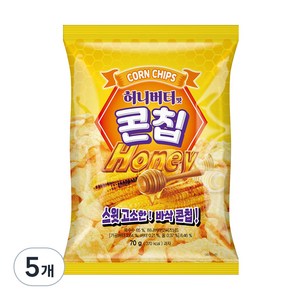 콘칩 허니버터맛, 70g, 5개