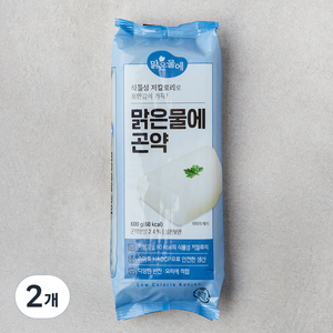 맑은물에 곤약, 600g, 1개입, 2개
