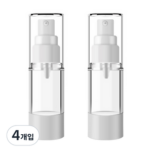 DM 뷰티 휴대용 스프레이 공병 플랫 진공 30ml, 혼합 색상, 4개