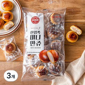 기린 한입쏙 미니만쥬, 350g, 3개