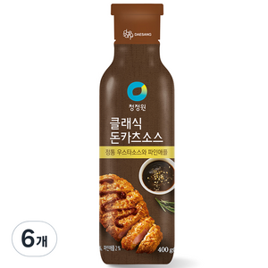 청정원 클래식 돈카츠 소스, 400g, 6개