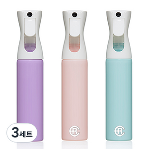 에어라파 압축 분무기 3종 세트 L 300ml, 아이스크림 핑크, 모브, 민트, 3세트