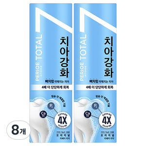 페리오 인텐스 오리지널 치아강화 치약, 120g, 8개