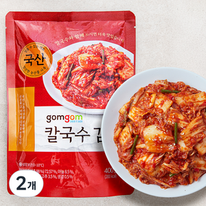 곰곰 칼국수 김치, 400g, 2개