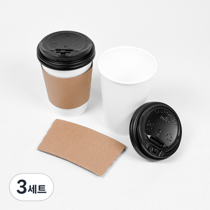 테이크아웃종이컵 380ml, 100개, 3세트