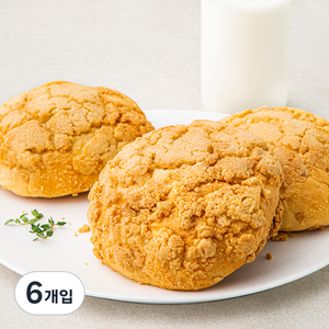 후앙 소보로빵, 90g, 6개입