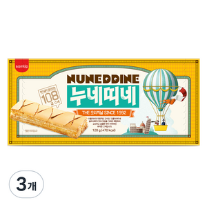 삼립 오리지날 누네띠네 10p, 120g, 3개