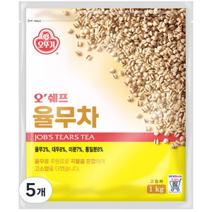 오뚜기 율무차, 1kg, 1개입, 5개