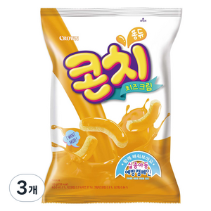 크라운 콘치 치즈크림, 135g, 3개