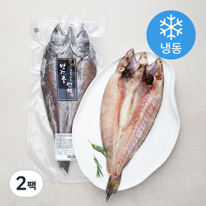 국산 반건조 민어 (냉동), 2팩, 230g