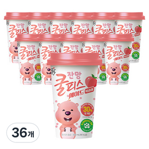 소와나무 쿨피스 에이드 복숭아, 36개, 300ml