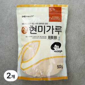 대구농산 국내산 생 현미가루, 500g, 2개