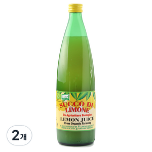 유로푸드 유기농 레몬 쥬스, 1L, 2개