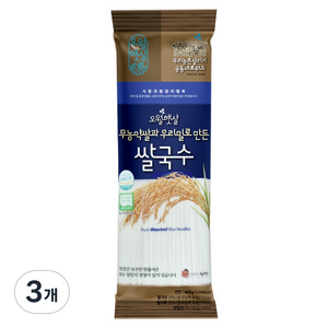 오월햇살 무농약쌀과 우리밀로 만든 쌀국수, 3개, 400g