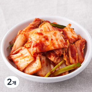 금자네 썰은 배추김치, 1kg, 2개