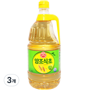 오뚜기 양조식초, 1.8L, 3개