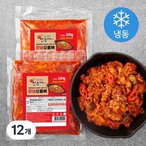 강창구찹쌀진순대 양념 오돌뼈 (냉동), 200g, 12개