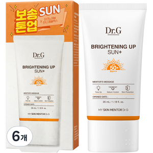 닥터지 브라이트닝 업 선 플러스 SPF50+ PA+++, 35ml, 6개