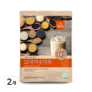 배대감 12곡 미숫가루, 1kg, 2개