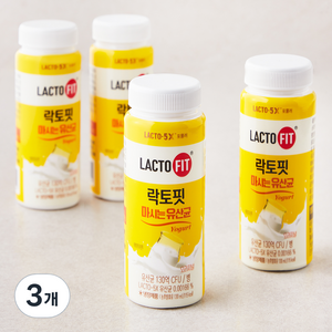 종근당건강 락토핏 마시는 유산균 오리지널 4입, 520ml, 3개