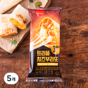 삼립 트리플 치즈 부리또, 125g, 5개