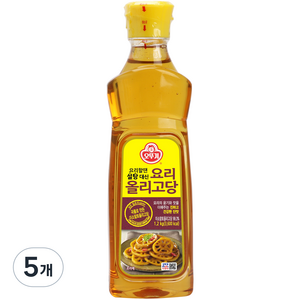 오뚜기 요리 올리고당, 1.2kg, 5개