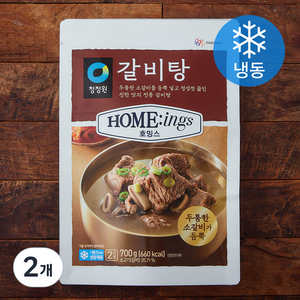 청정원 호밍스 갈비탕 2인분 (냉동), 700g, 2개