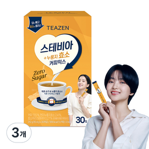 티젠 스테비아 누룽지효소 커피믹스, 10.4g, 30개입, 3개