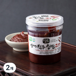 담가 전통 찹쌀고추장, 500g, 2개