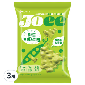 JOEE 완두 크리스피칩, 52g, 3개