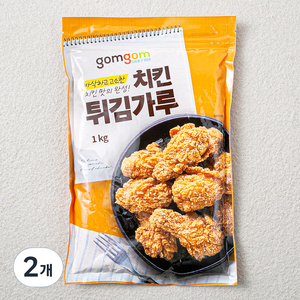 곰곰 치킨 튀김가루, 1kg, 2개