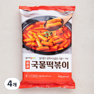 곰곰 국물 떡볶이, 421g, 4개