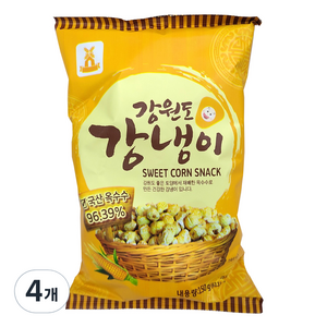 성부식품 당암티에프 강원도 강냉이 스낵, 150g, 4개