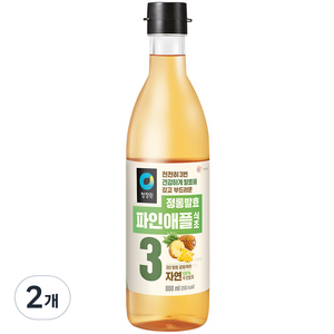 청정원 정통 파인애플 식초, 800ml, 2개