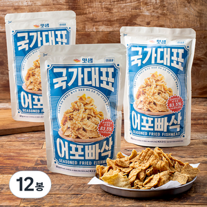 맛샘 국가대표 어포빠삭, 80g, 12봉