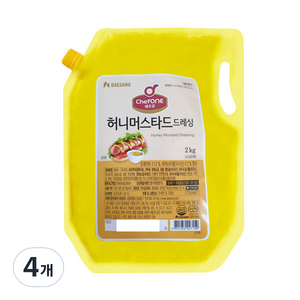 쉐프원 허니머스타드 드레싱, 2kg, 4개