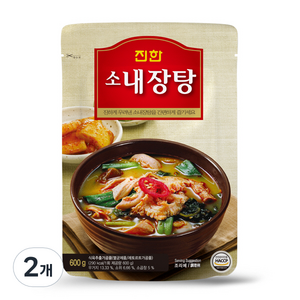 진한식품 소내장탕, 600g, 2개