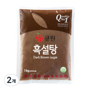 큐원 흑설탕, 1kg, 2개