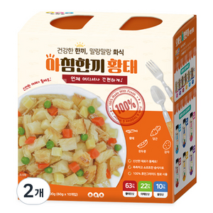 오아오 반려동물 아침한끼 황태 무염 화식 습식사료, 600g, 2개, 생선