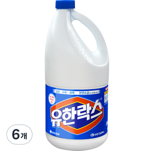 유한락스 레귤러, 4L, 6개