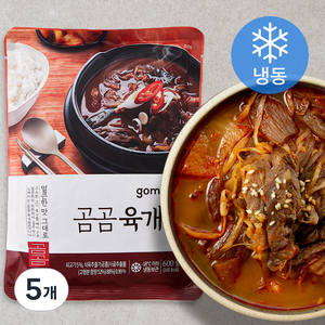 곰곰 육개장 (냉동), 600g, 5개