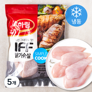 하림 IFF 닭가슴살 (냉동), 800g, 5개