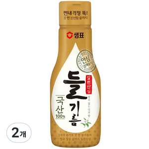 샘표 일편단심 들기름, 200ml, 2개