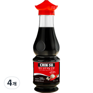 친수 고추마늘 간장 소스, 250ml, 4개