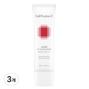 셀퓨전씨 레이저 유브이 썬스크린 SPF50+ PA++++, 50ml, 3개